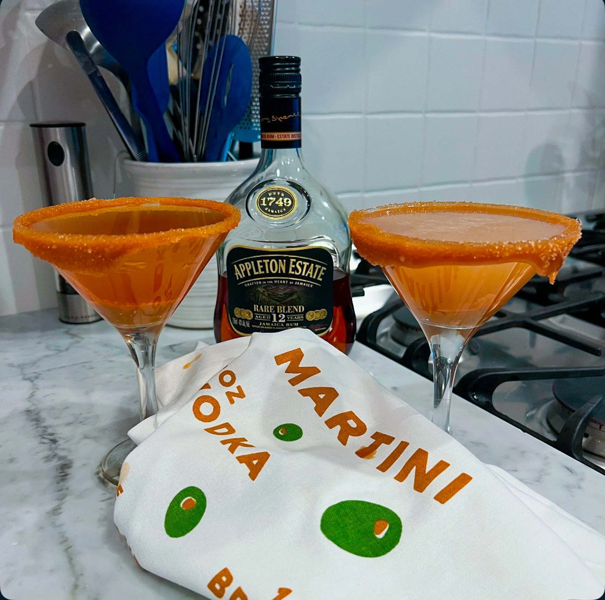 butterbeer rum martini
