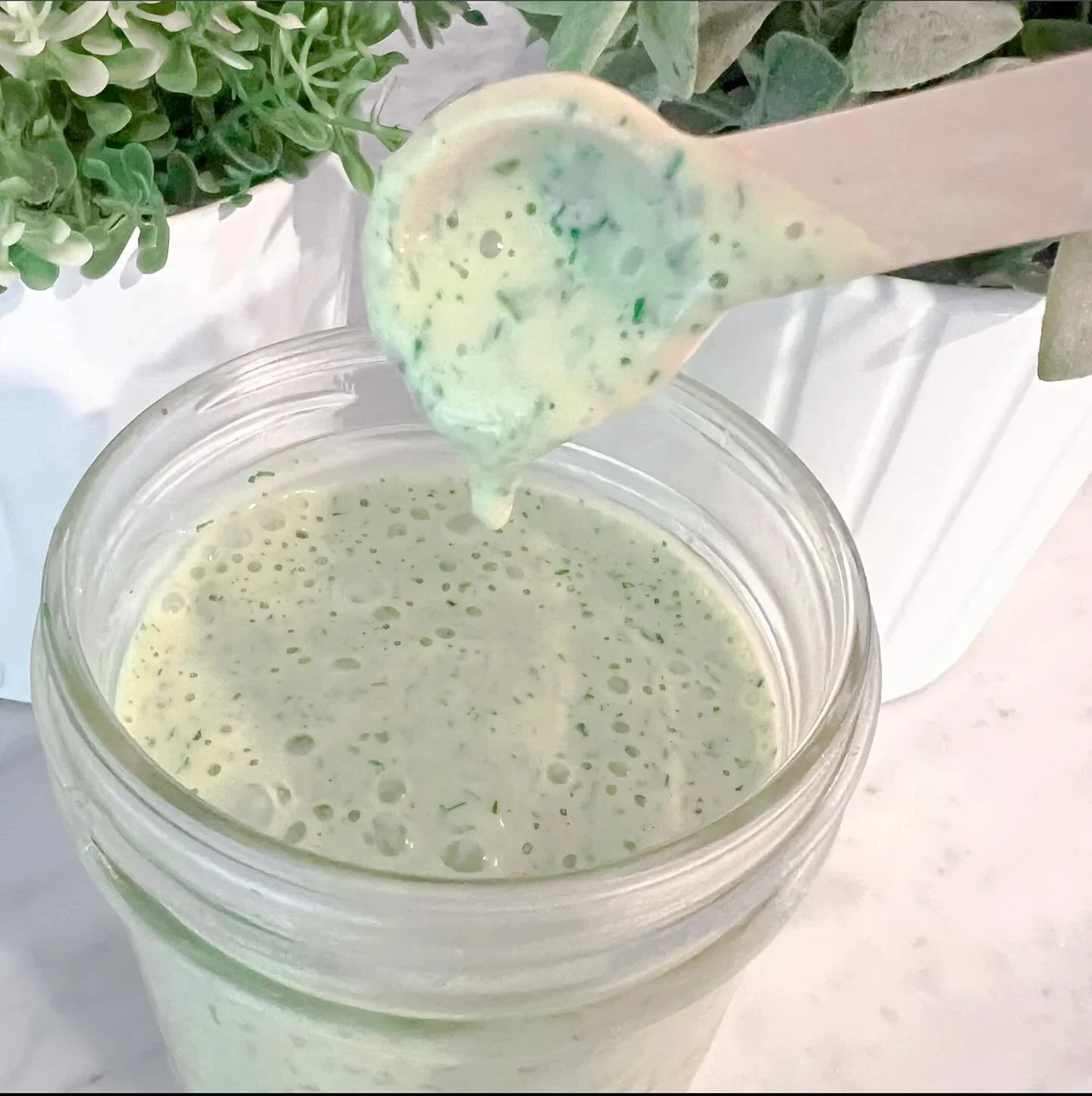 Homemade herb ranch... for all your salad needs.

Ingredients:

1 egg
1 t dijon mustard
pinch of salt
juice of 1 lemon
avocado oil
handful rough chopped dill
3 stems of tarragon, leaves only
handful of basil leaves
2 t honey
2 t worcestershire sauce
