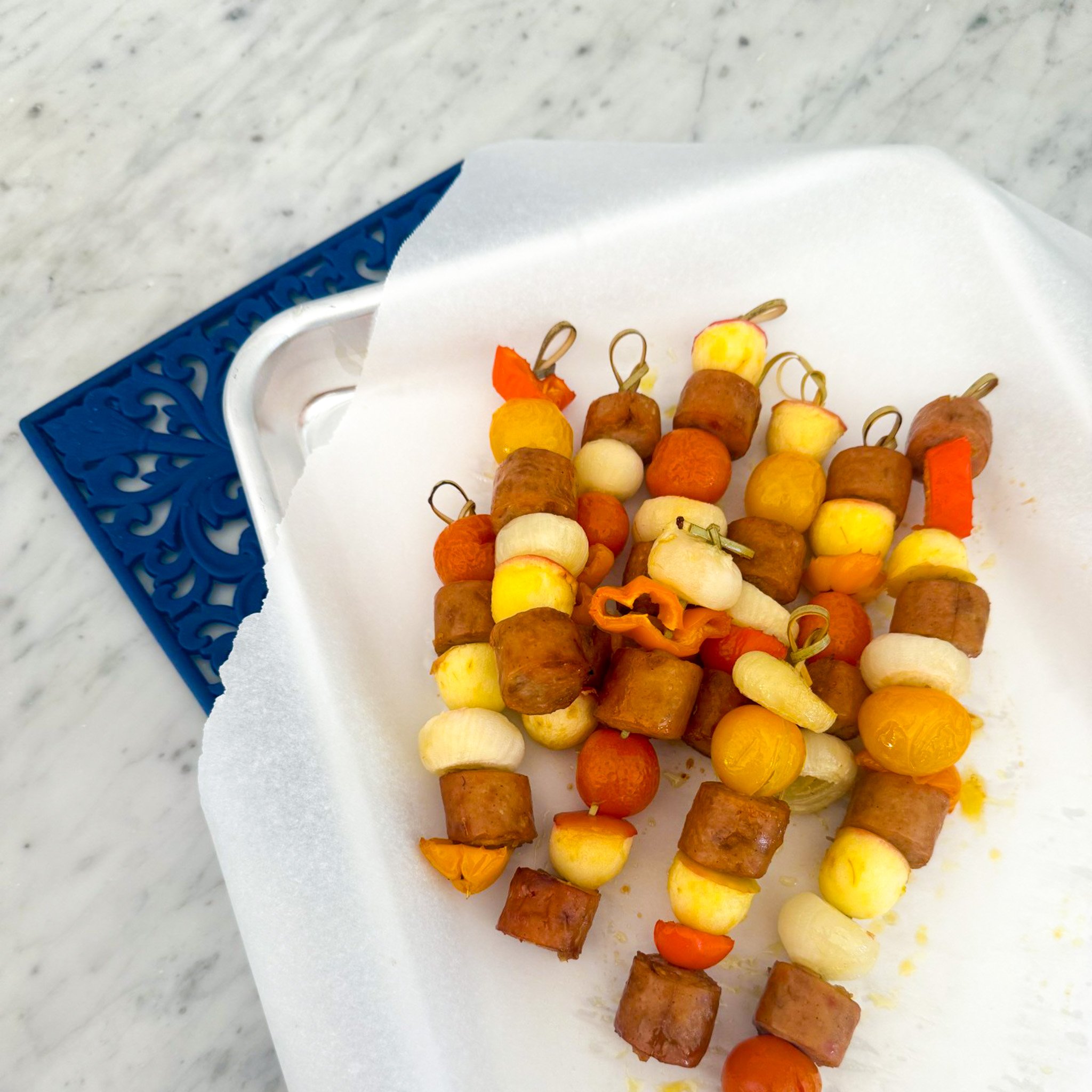 sausage skewers