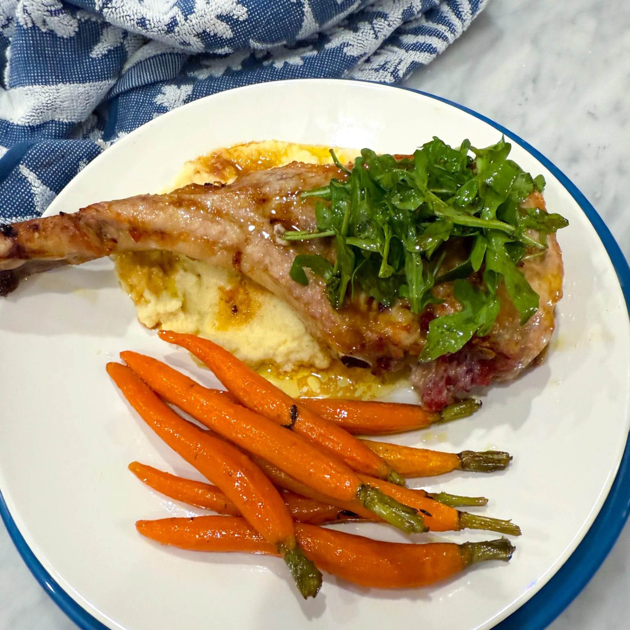 cranberry and brie stuffed tomahawk porkchops