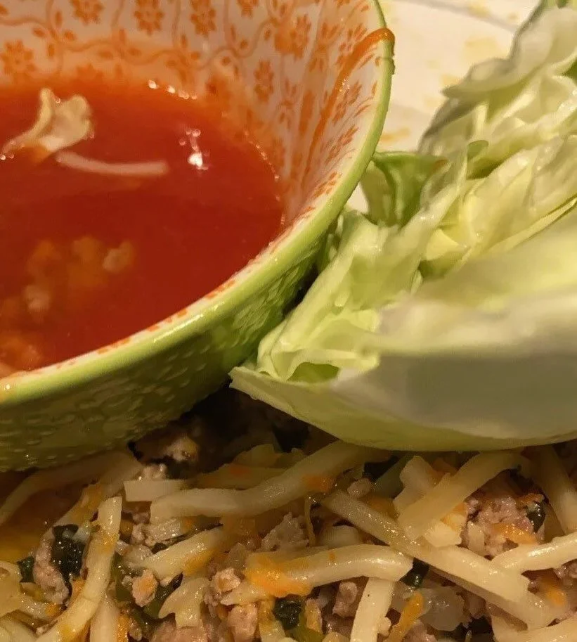 You're gonna need this homemade sweet and sour sauce... trust 

Ingredients:

1/4 c mirin
1/4 c rice wine vinegar
1 c water
1/2 c sugar
1/8 t salt
1/4 t fish sauce
1/8 t white pepper
1/4 t sambal
1/2 T worcestershire
2 T hot water
1 1/2 T tapioca pow