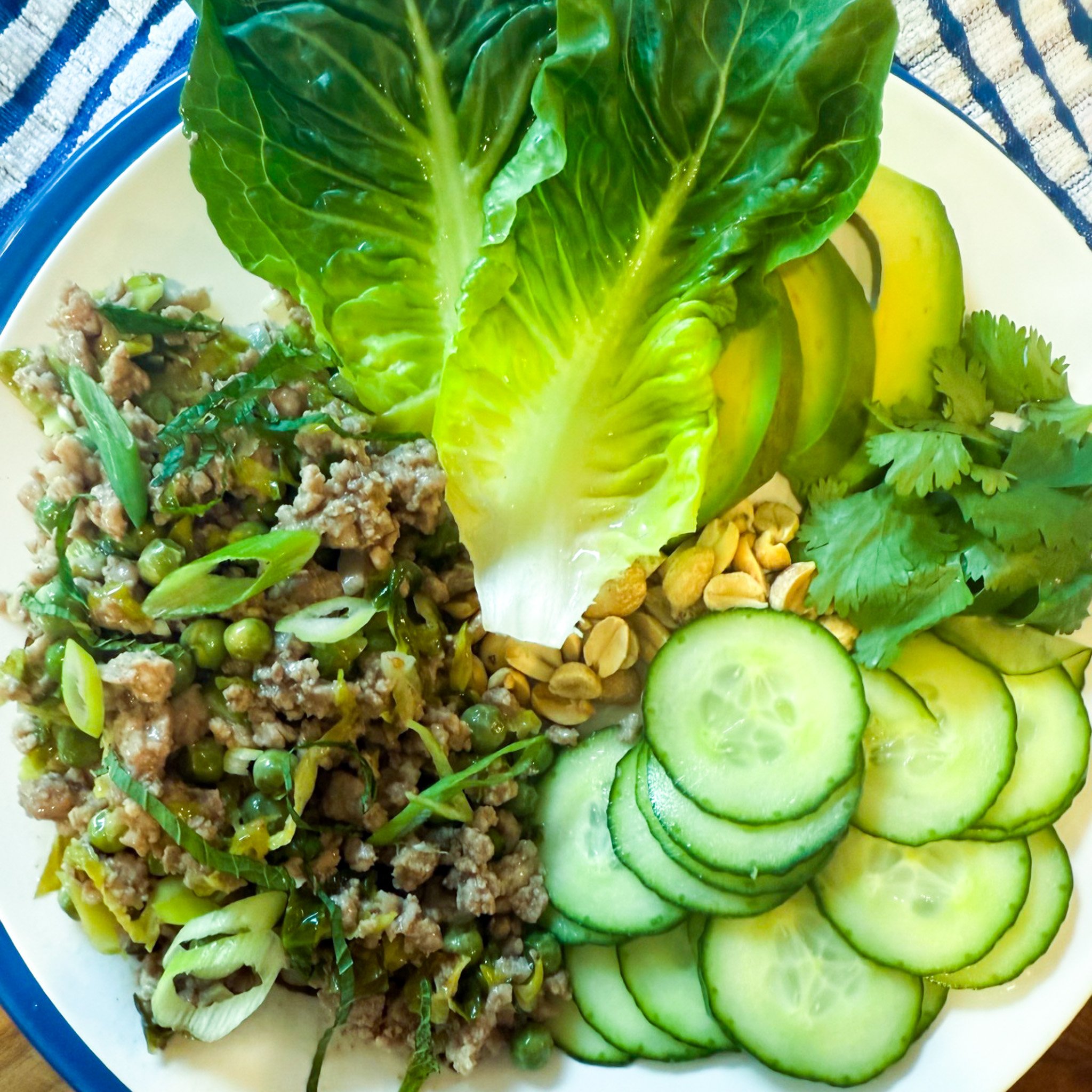 ground pork lettuce wraps