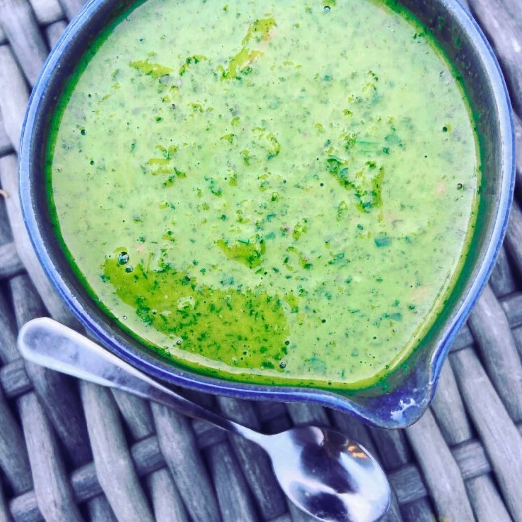 The chimichurri dressing if you will, from yesterday's steak salad.

full recipe on lindsayEats.com
link in bio @_lindsayeats_ 

#chimichurri #dressing #meatlessmonday #lindsayEats #recipedeveloper