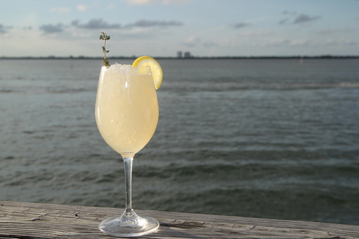 Aphrodite's Tonique: Hand pressed lemonade is freshened up by aromatic thyme and a hint of lavender. It's totally refreshing for the non-drinker. Ingredients : Equal parts Fresh Lemon Juice Lavender Syrup Water Fresh pressed lemonade infused with fresh thyme and organic lavender lemon syrup (royal rose organic syrup.) Mix together lemon juice, lavender syrup and thyme and water. Pour lemonade mixture over glass of shaved ice. Garnish with fresh thyme and lemon wheel. Pineapple, Apple, Wheatgrass and Mint (PAWM) Juice 4 cups Fresh Pineapple Juice 4 cups Green Apple Juice 1 cup Wheatgrass Juice Small bunch of mint Juice pineapples and green apples. Set aside but reserve about 3 cups of mixture to place in a blender. To this you will add about 8 oz. of whole wheatgrass and leaves of 1 small bunch of mint. Blend juice, wheatgrass and mint. Once a pulp has formed and wheat grass and mint have been pureed pass through a chinos fin. Mix this juice to what you have reserved. Mix thoroughly and consume immediately.