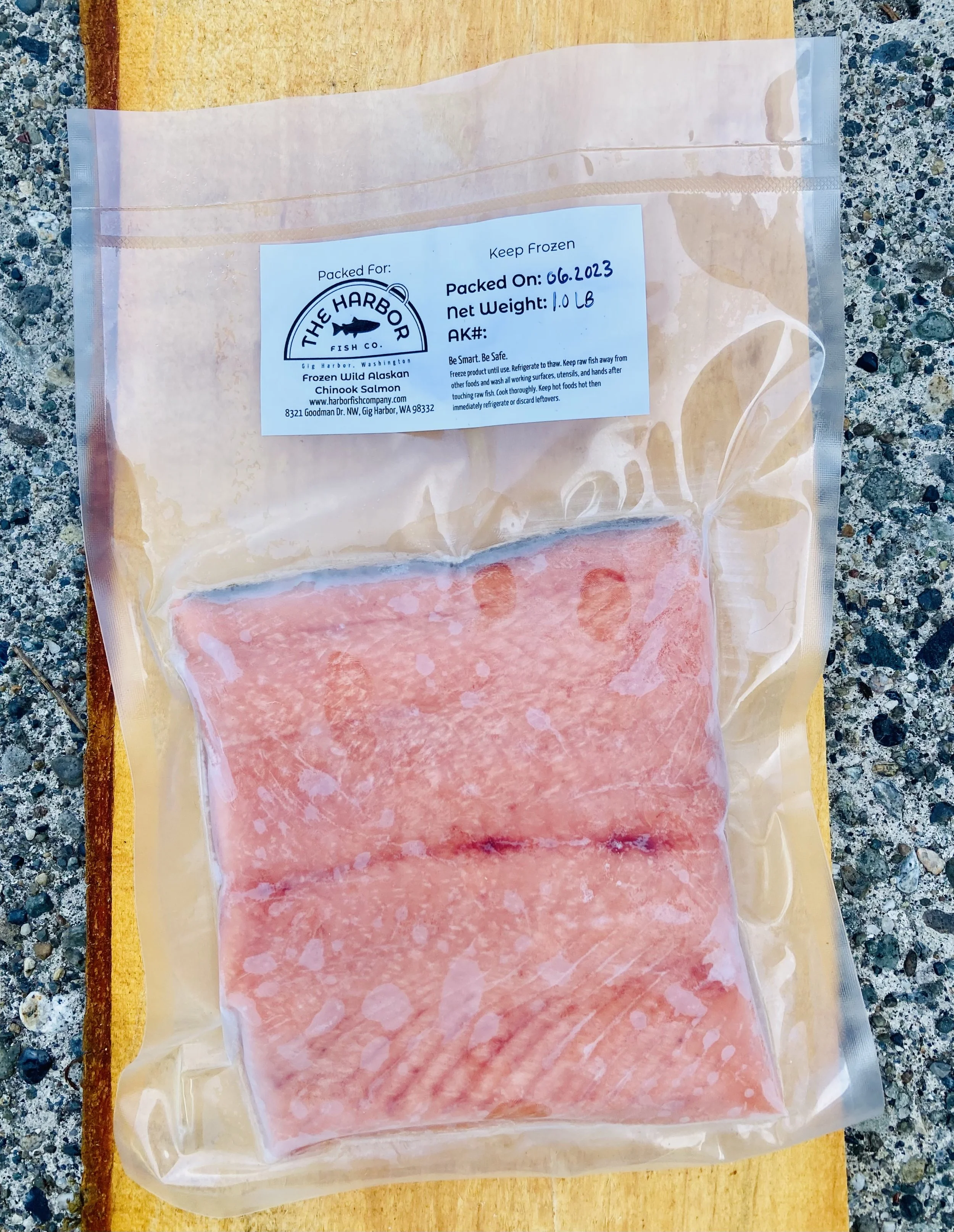 The Harbor Fish Company — Wild Alaskan King Salmon Portions