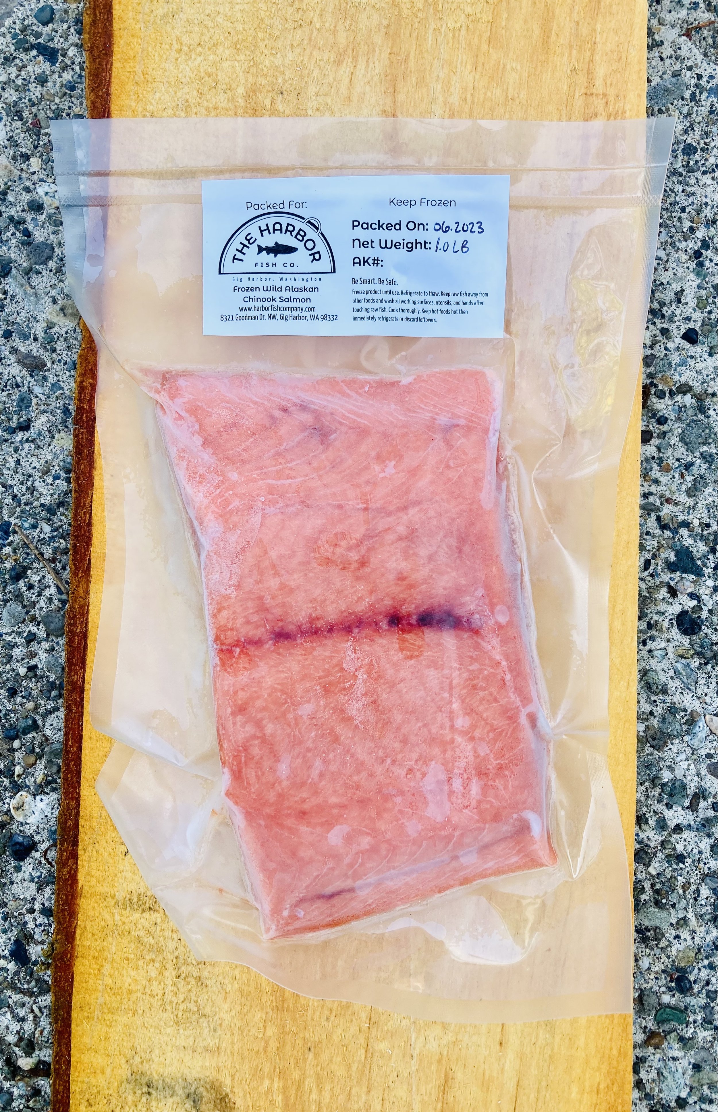 The Harbor Fish Company — Wild Alaskan King Salmon Portions