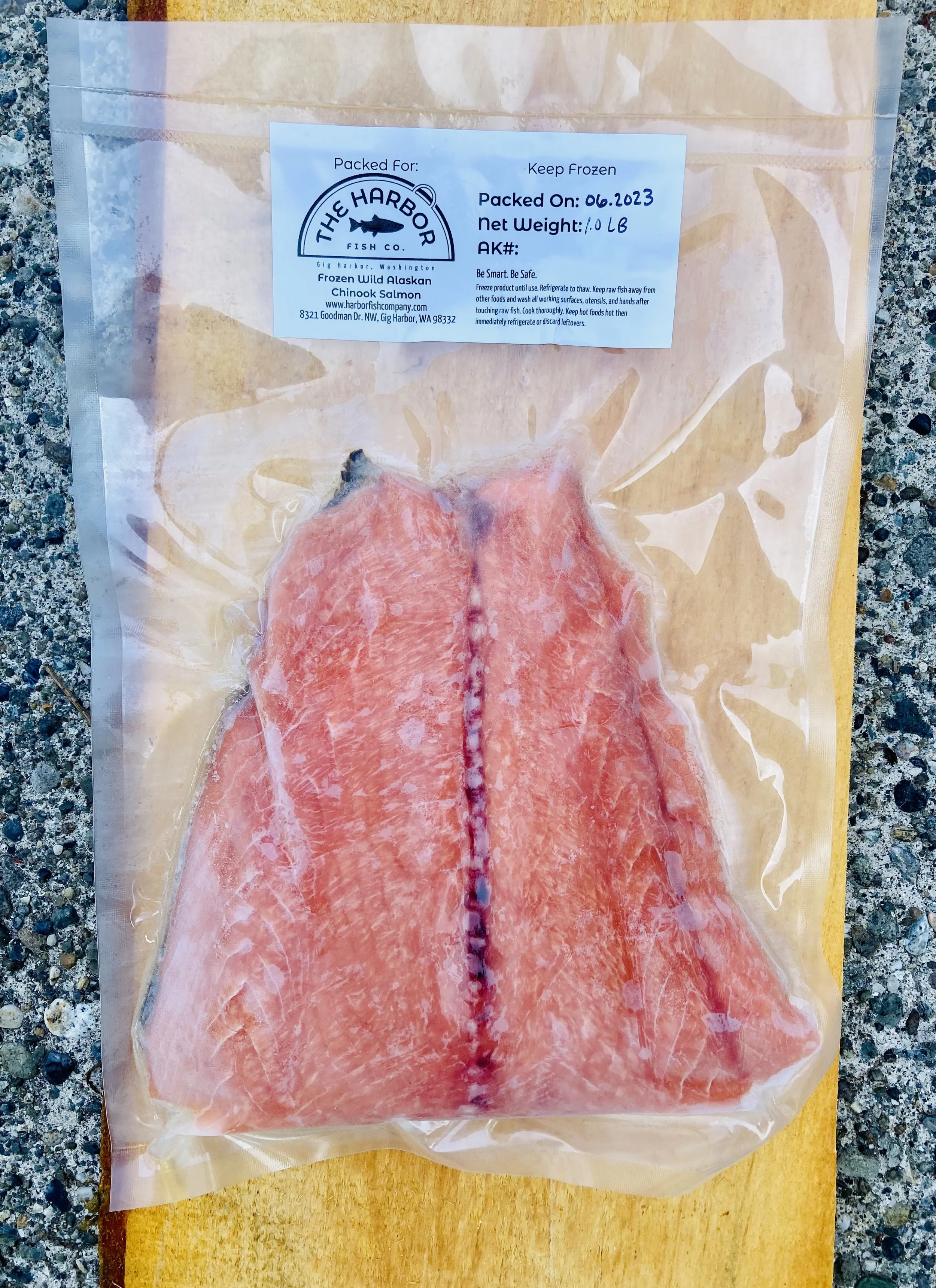 The Harbor Fish Company — Wild Alaskan King Salmon Portions