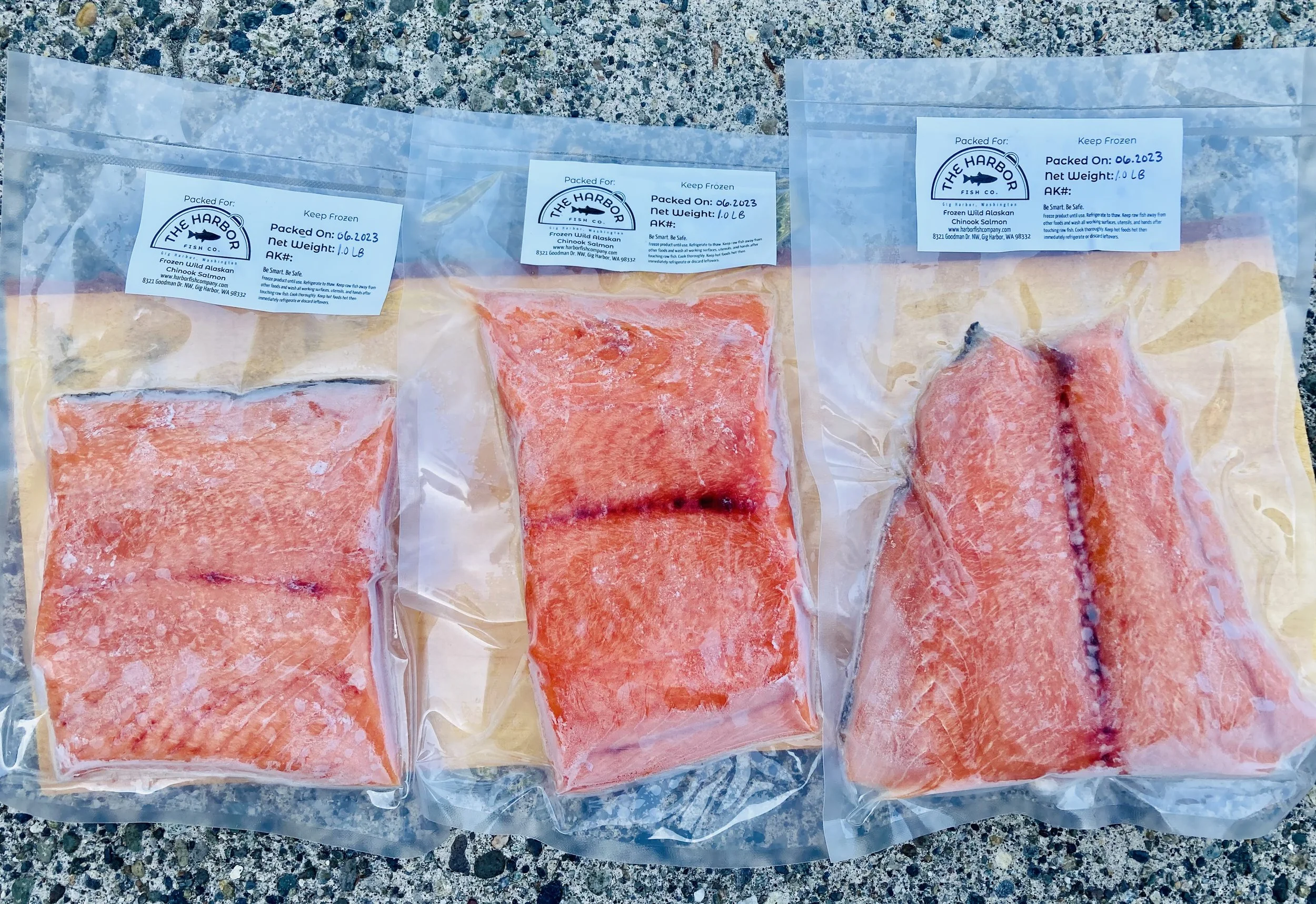 The Harbor Fish Company — Wild Alaskan King Salmon Portions