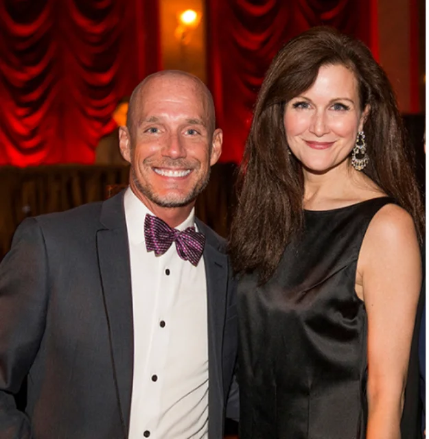 McDaniel at the Beaux Arts Ball, The Architectural League of New York, with FXCollaborative Director of Marketing Katherine James