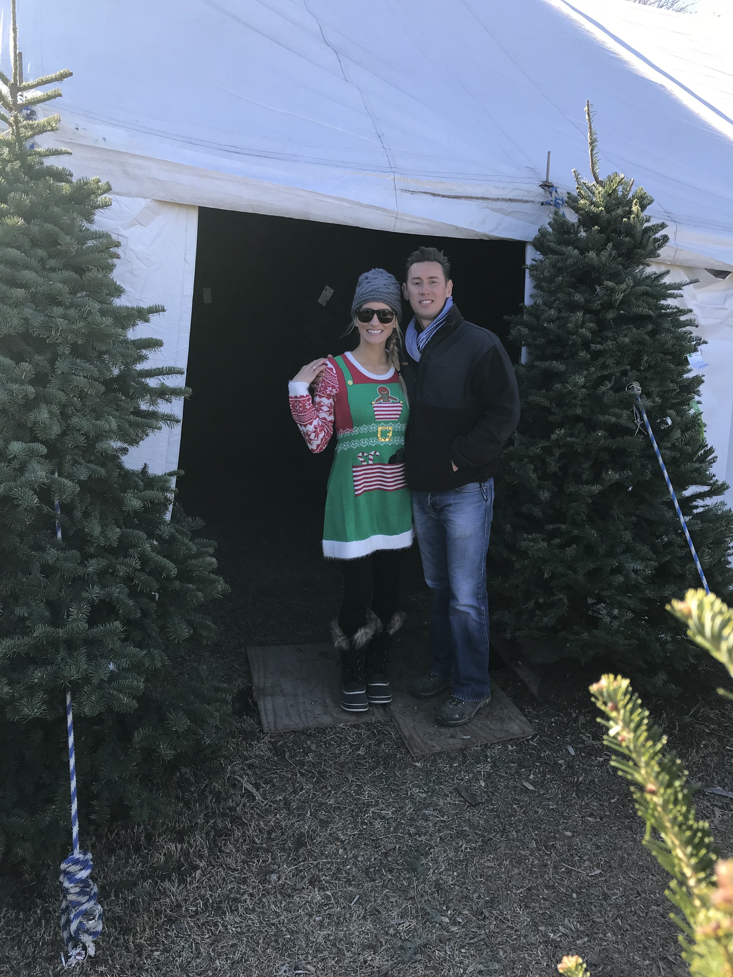 Patton Christmas Trees owners.