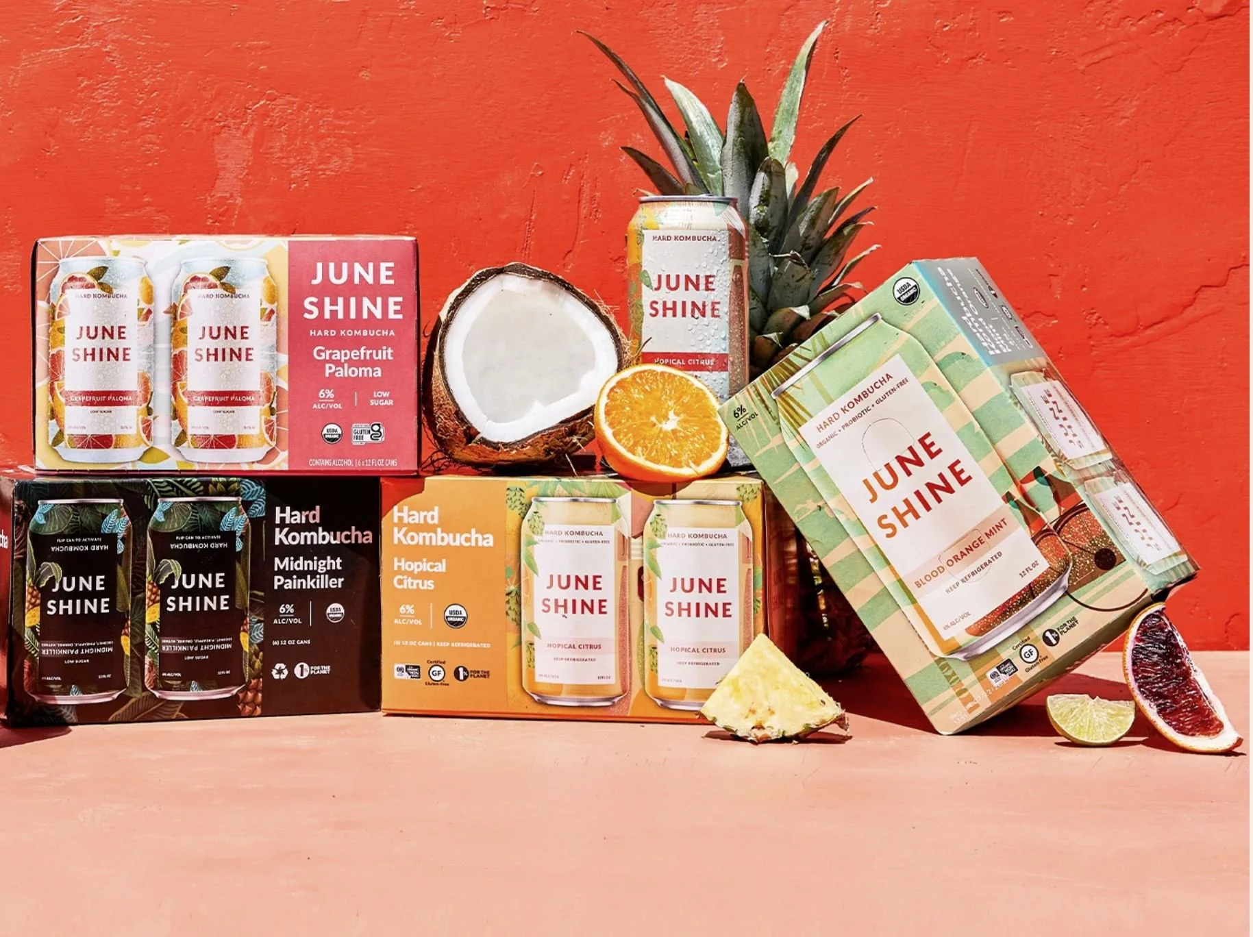 JUNESHINE - HARD KOMBUCHA TASTING