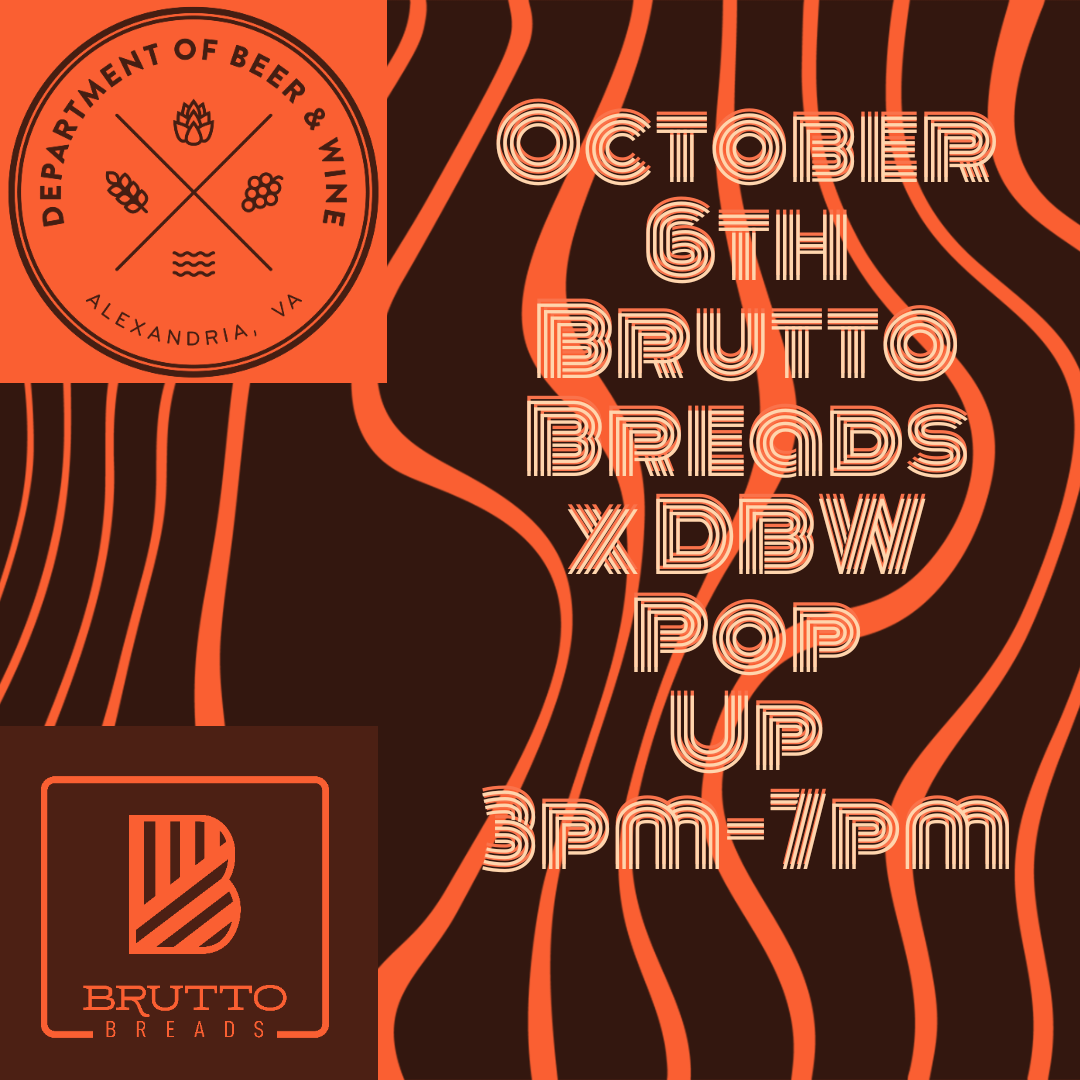 BRUTTO BREADS - POP-UP SHOP - WINE TASTING