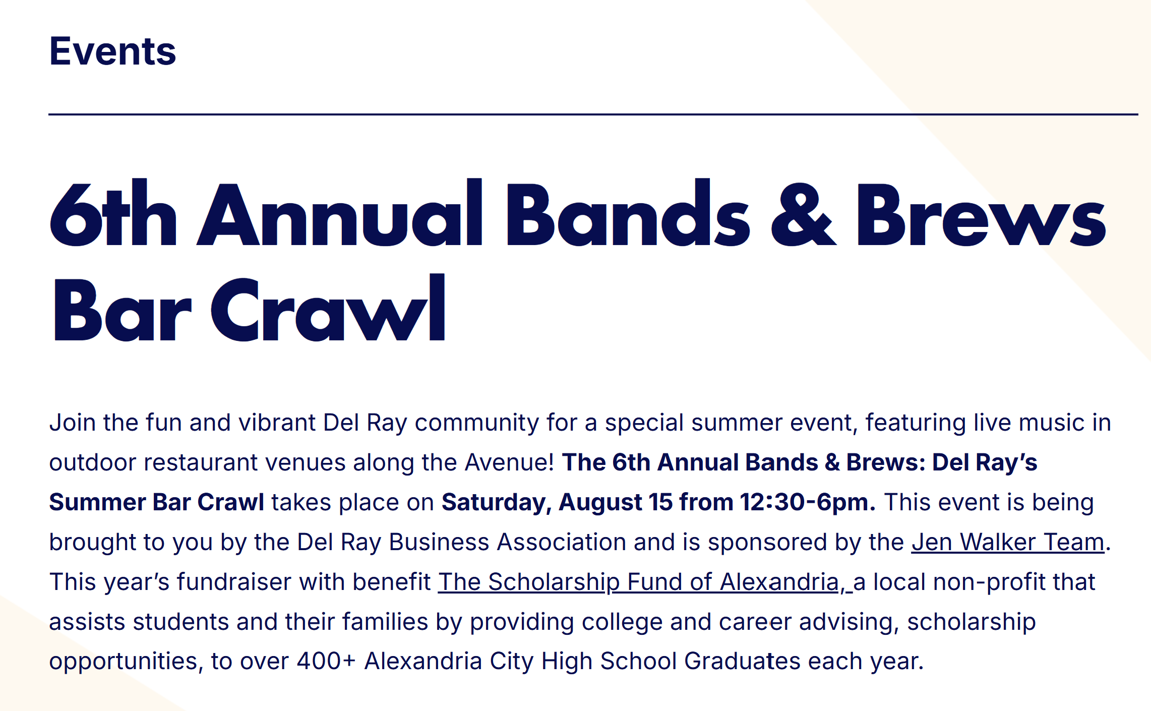 DRBA - Bands &amp; Brews Bar Crawl