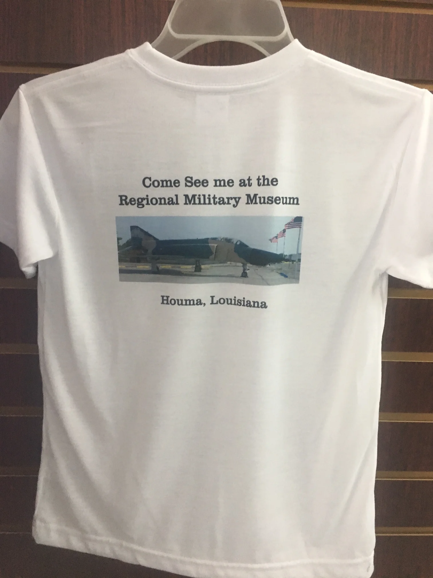 T-Shirt (F-4 Phantom) White Color, Youth Size 