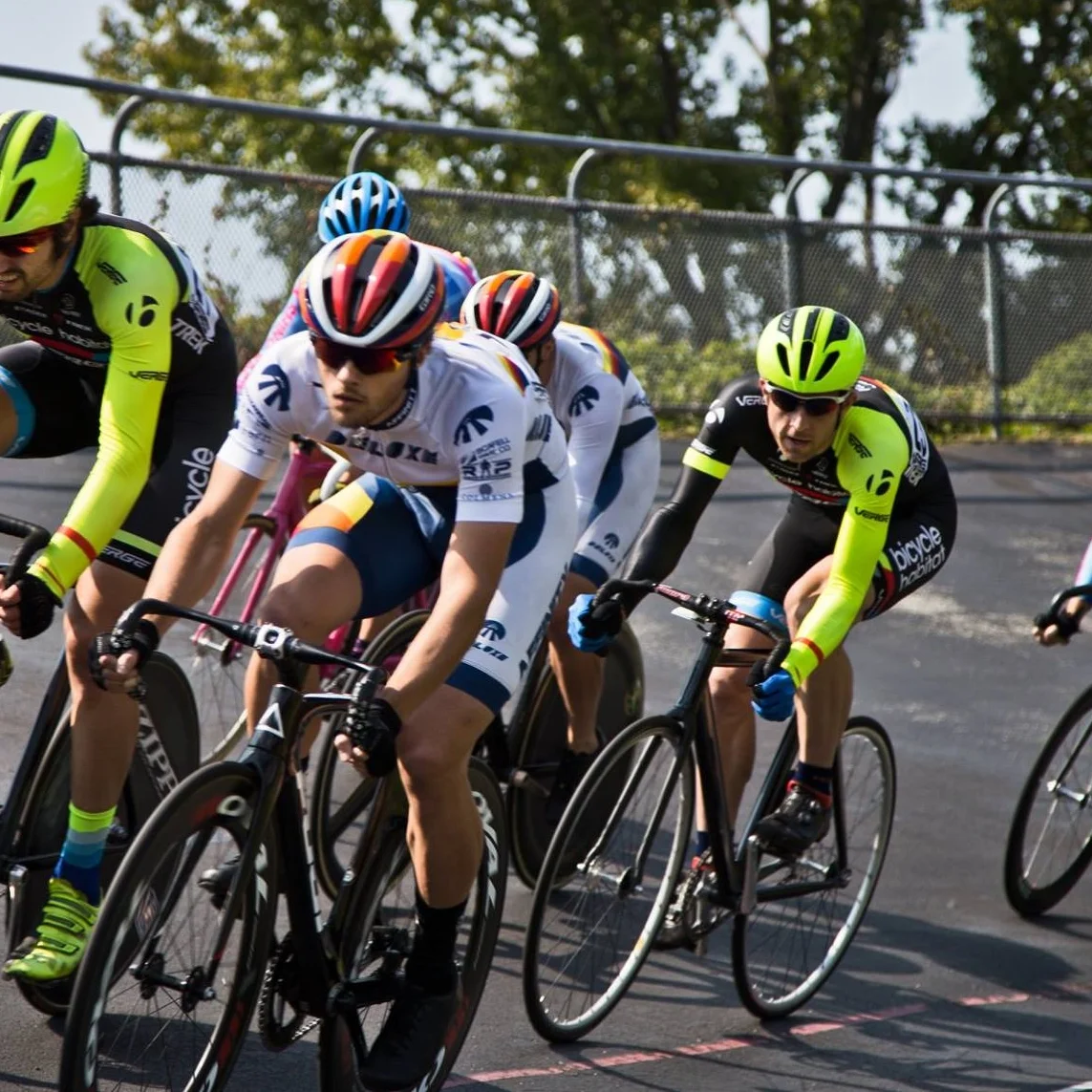 Nick at Kissena Velodrome for NY State Championships Photo by Egor Astakhov