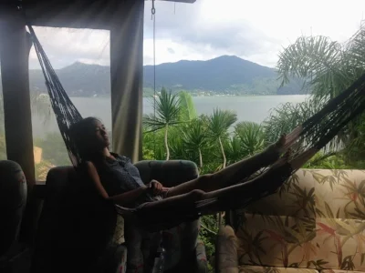 Chilling in a hammock by lagoa do conceição