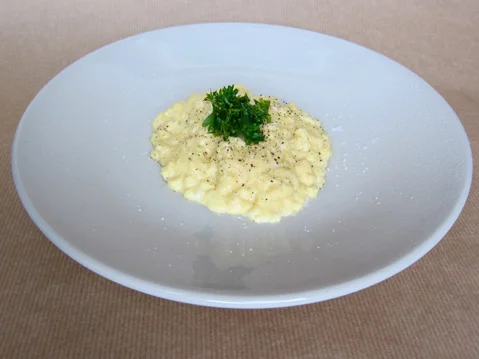NOTE: The photo above is how the dish turned out in the My Last Supper kitchen, and may look different than as envisioned by the original chef.