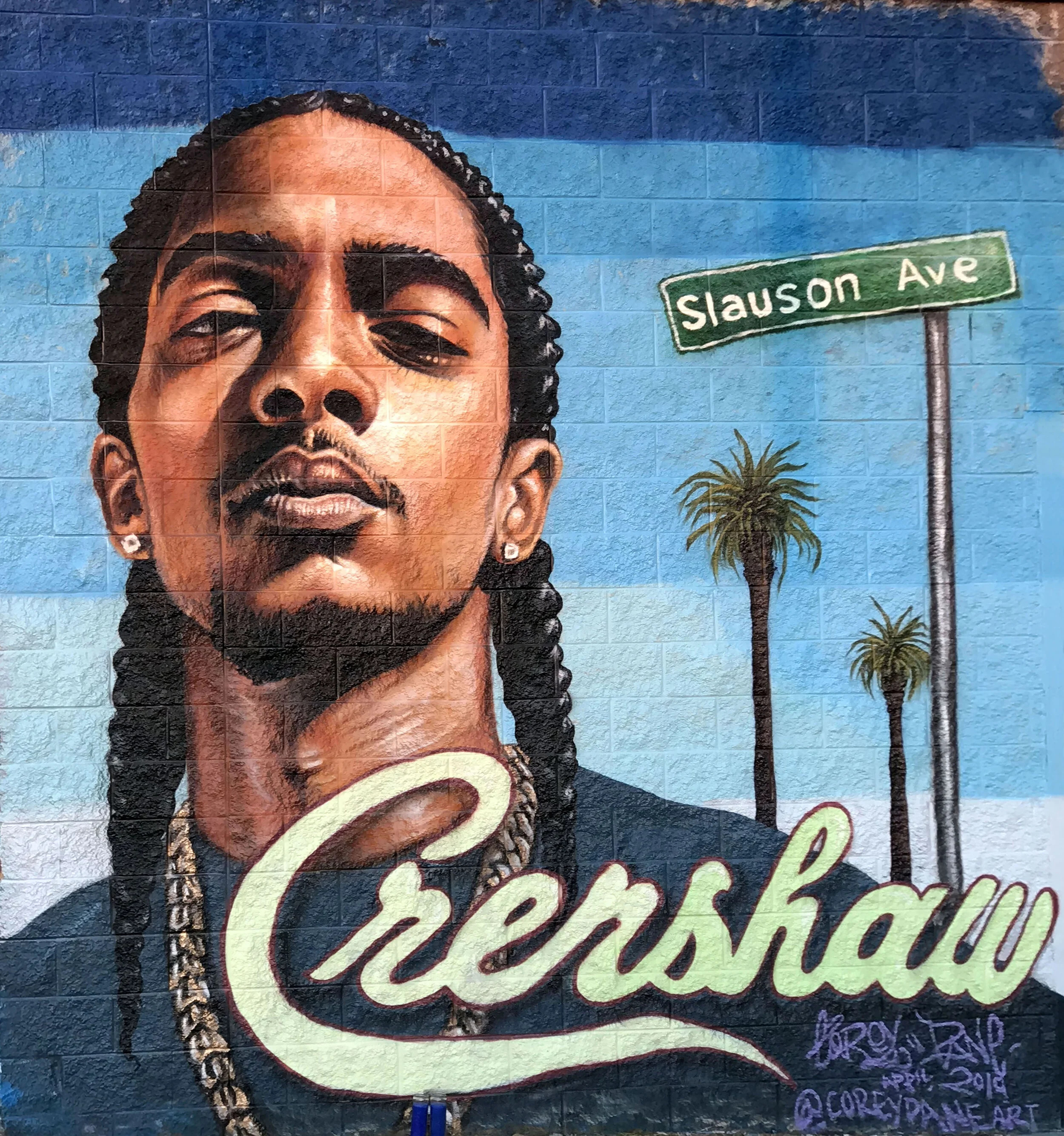 Nipsey Hussle Mural Print