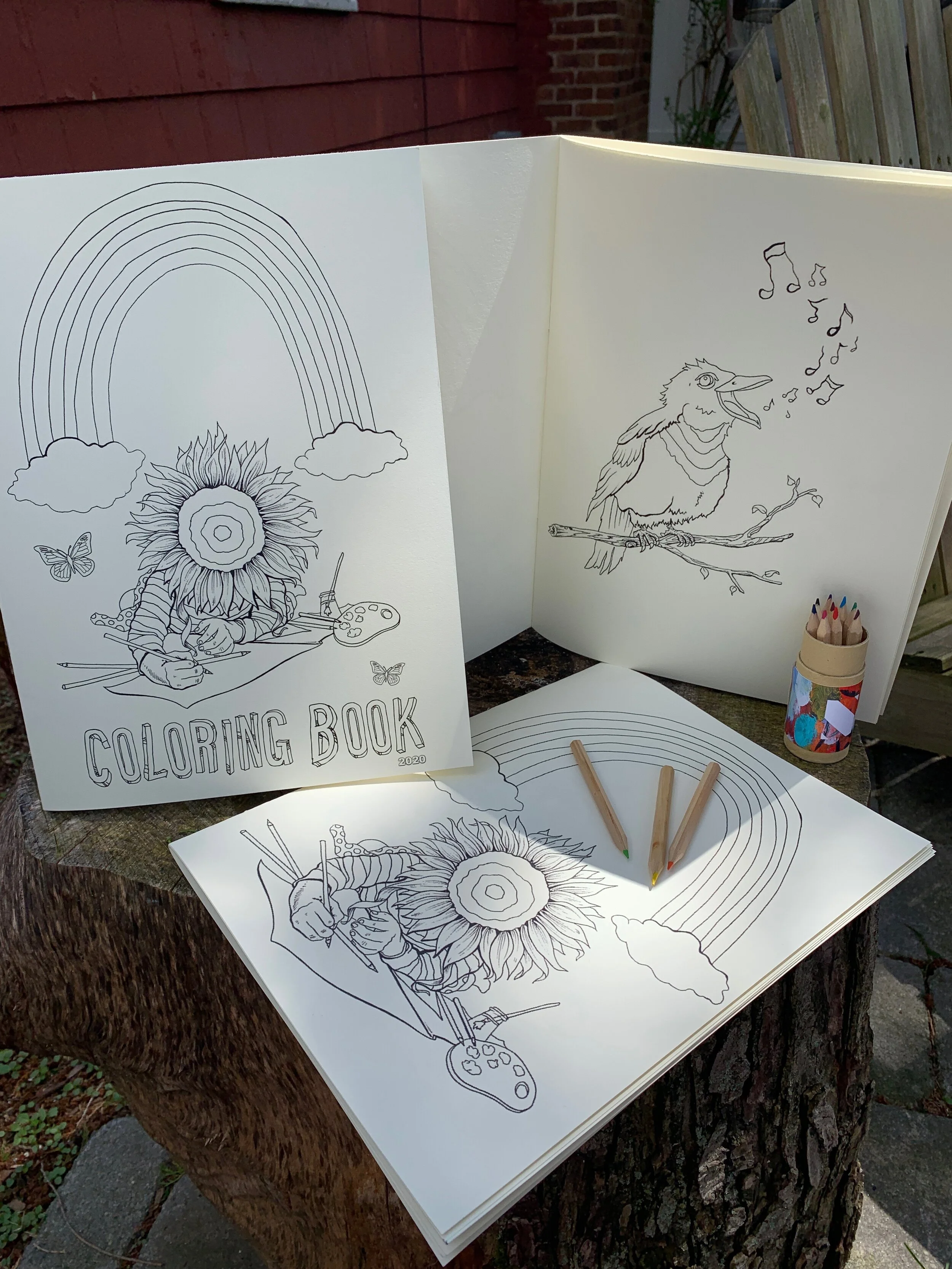 Corey Pane Coloring Book (8 Pages)