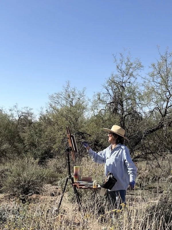 Nora at Linda Vista trailhead