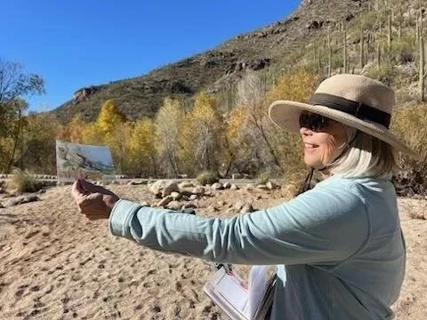 Judy at Sabino Canyon 