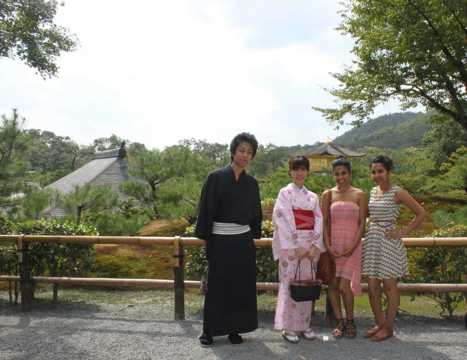 Tranquil Kyoto - This beautiful Japanese couple actually asked us to be in their picture! 