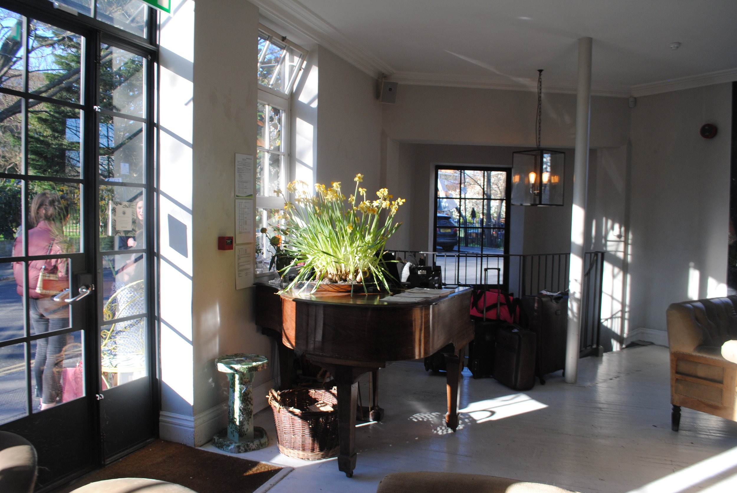 The Piano serves as a Front Desk