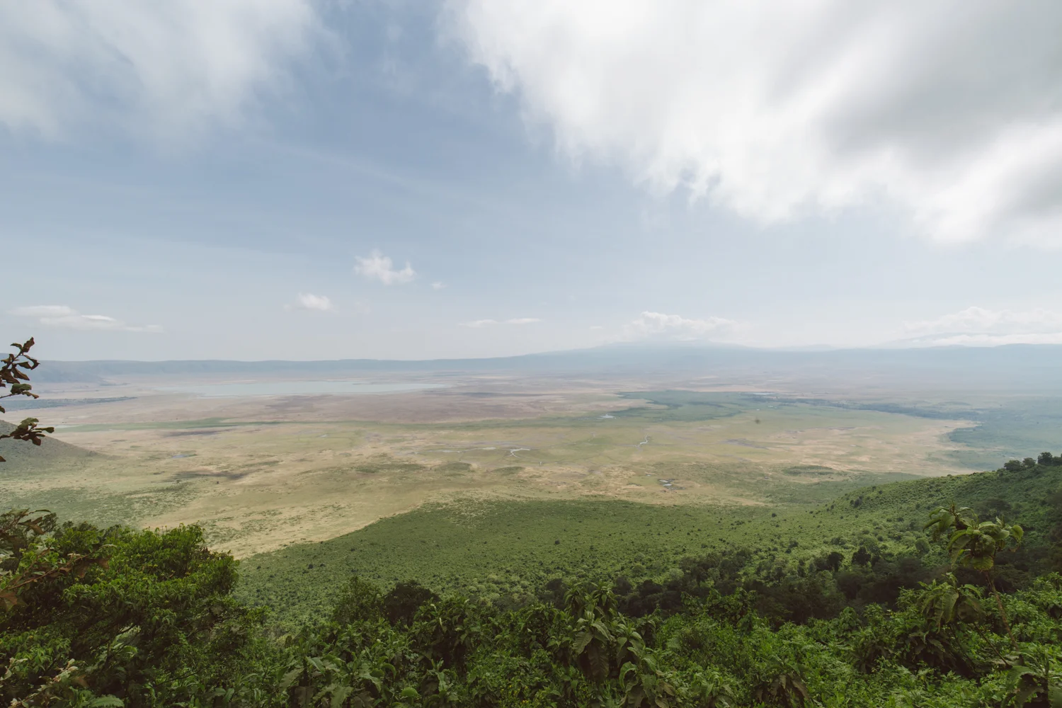 Views of the crater from the lodge