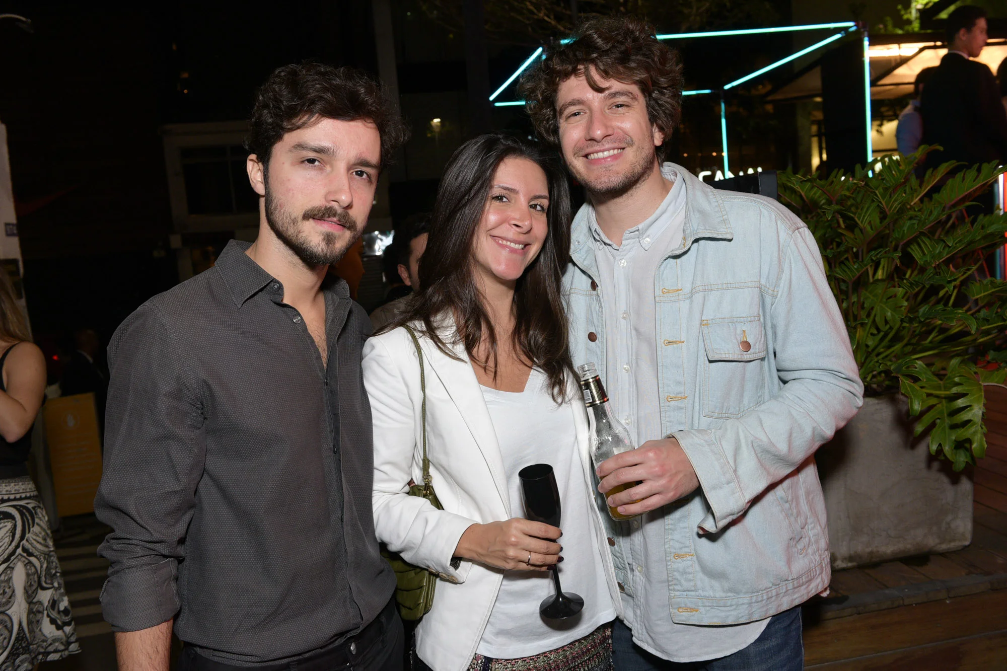 Filipe Bulhões, Carolina Marino e Bernardo Brugnara