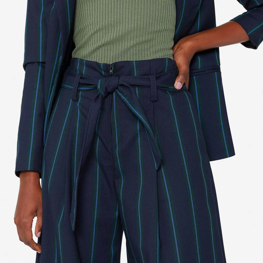 tenis com calca pantalona