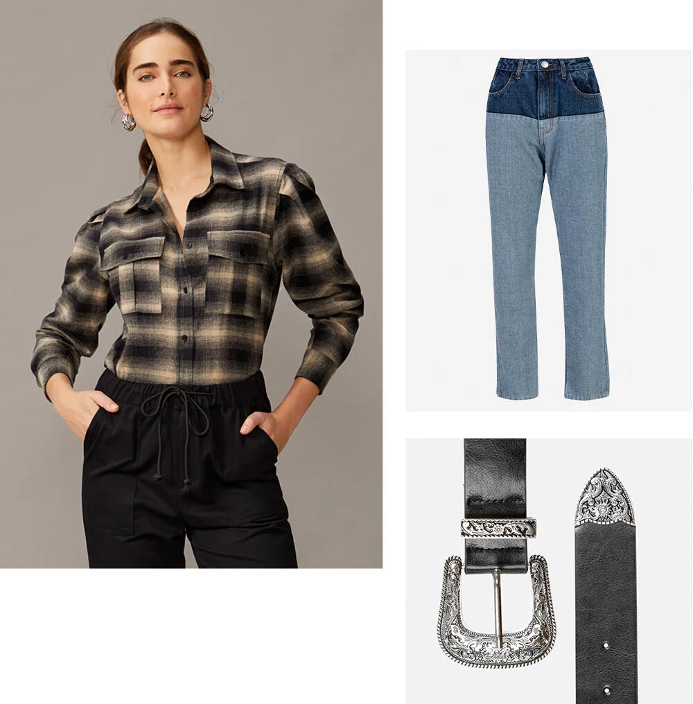 calça jeans para festa junina