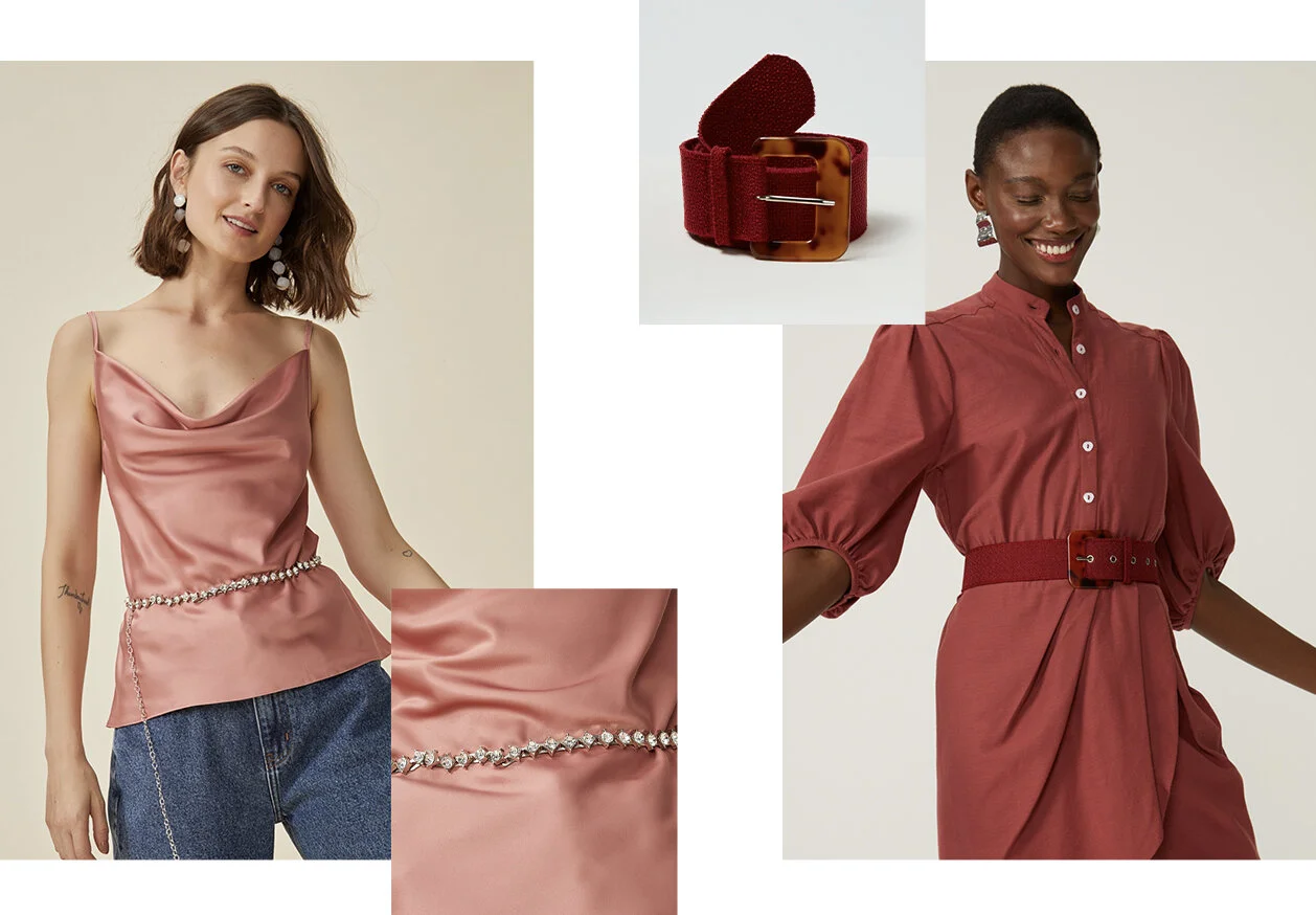 PRODUCTS: Crystal belt, resin buckle belt.