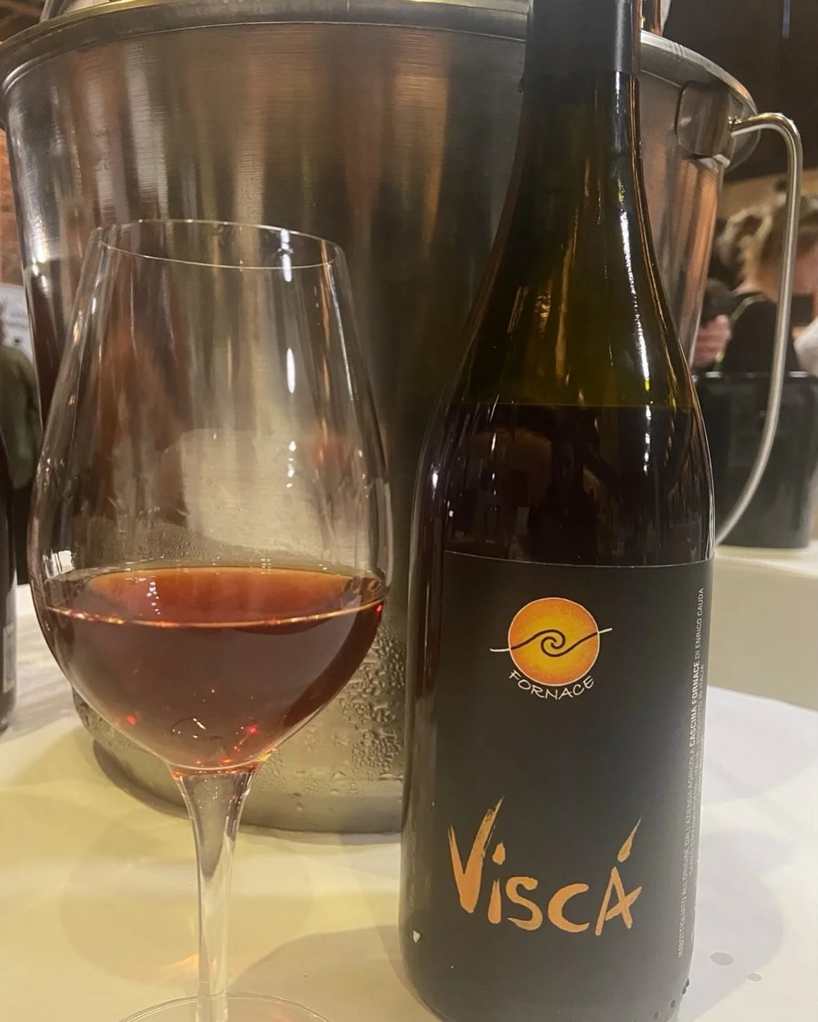 Nebbiolo du Roero signe Enrico Cauda de @cascinafornace. En d&eacute;gustation aux #rendezvousraspipav.