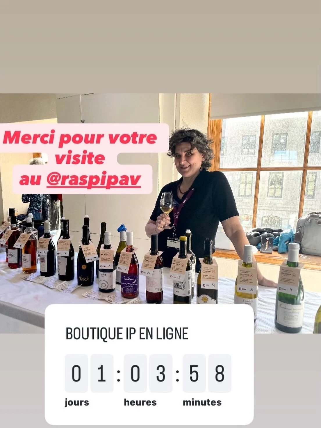 Merci @raspipav pour ce beau salon printanier et &agrave; tous nos fid&egrave;les et nouveaux clients pour ces belles rencontres! Il reste quelques p&eacute;pites sur la boutique en ligne et ce jusqu&rsquo;&agrave; 23h59 le 29 avril.