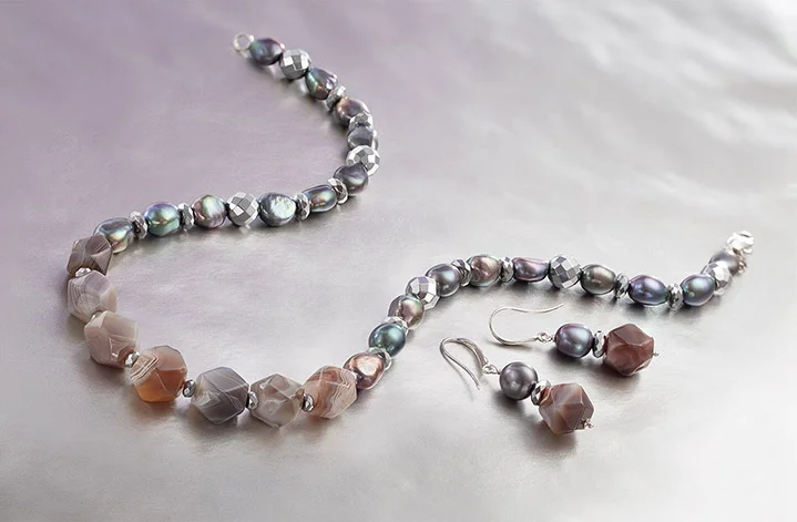 HONORA ROCK SOLID Bring on the volume with Honora Rock Solid! With oversized cut stones, Sterling Silver, and removable enhancers this pearl jewelry is sure to make a statement. Go big or go home we say!