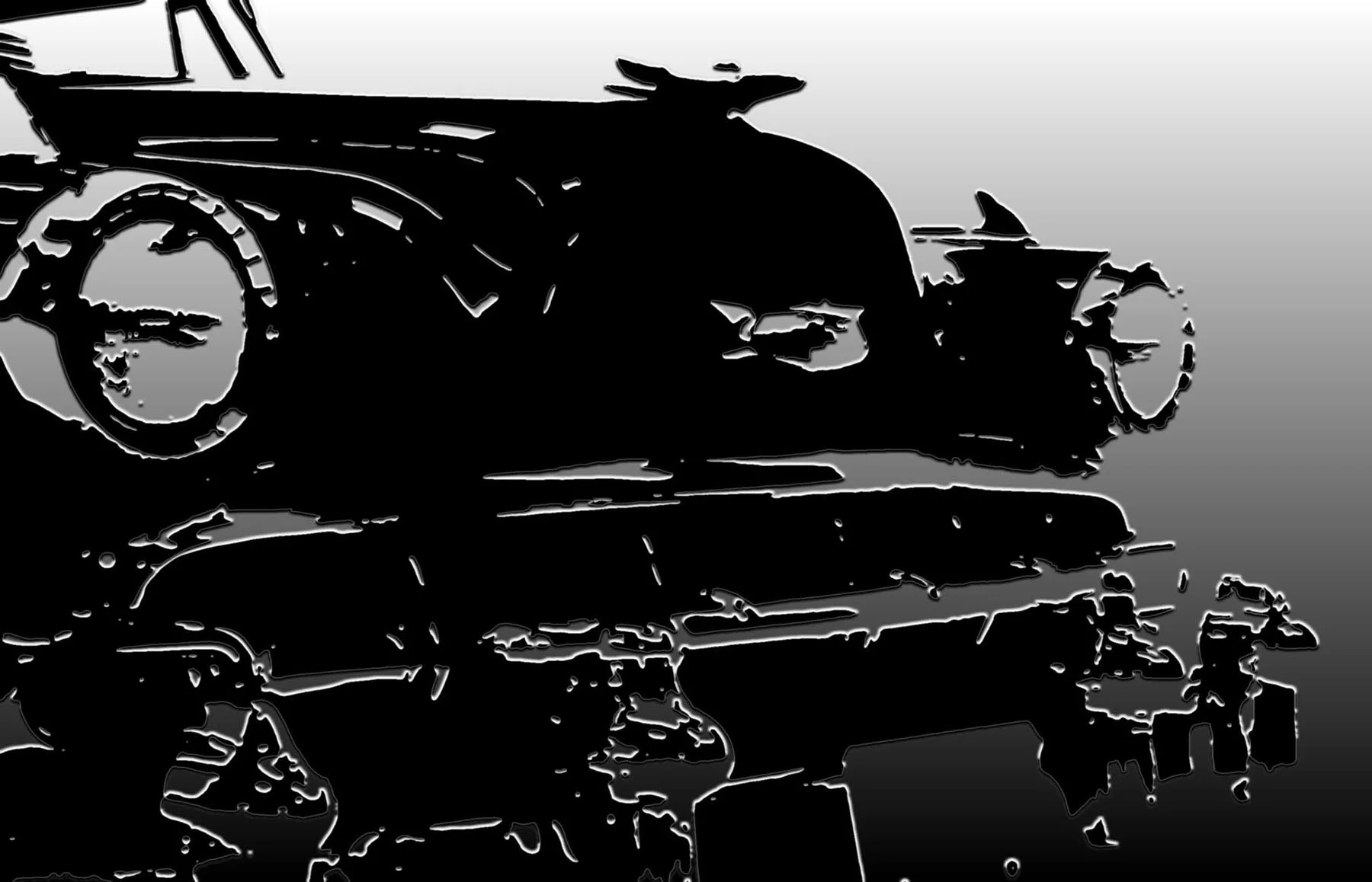 55 Chevy "MeanMadMama" Metallic-as shown, Museum Mount Plexiglas 30x40 Purchase
