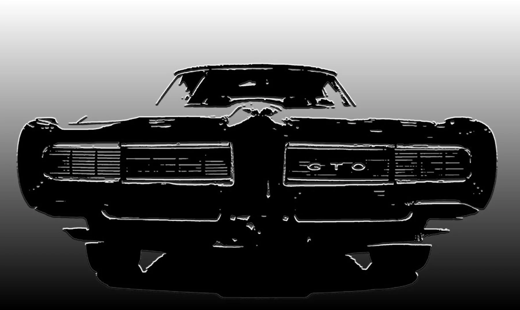 69 Pontiac "GTO" Metallic-as shown, Museum Mount Plexiglas 30x40 Purchase