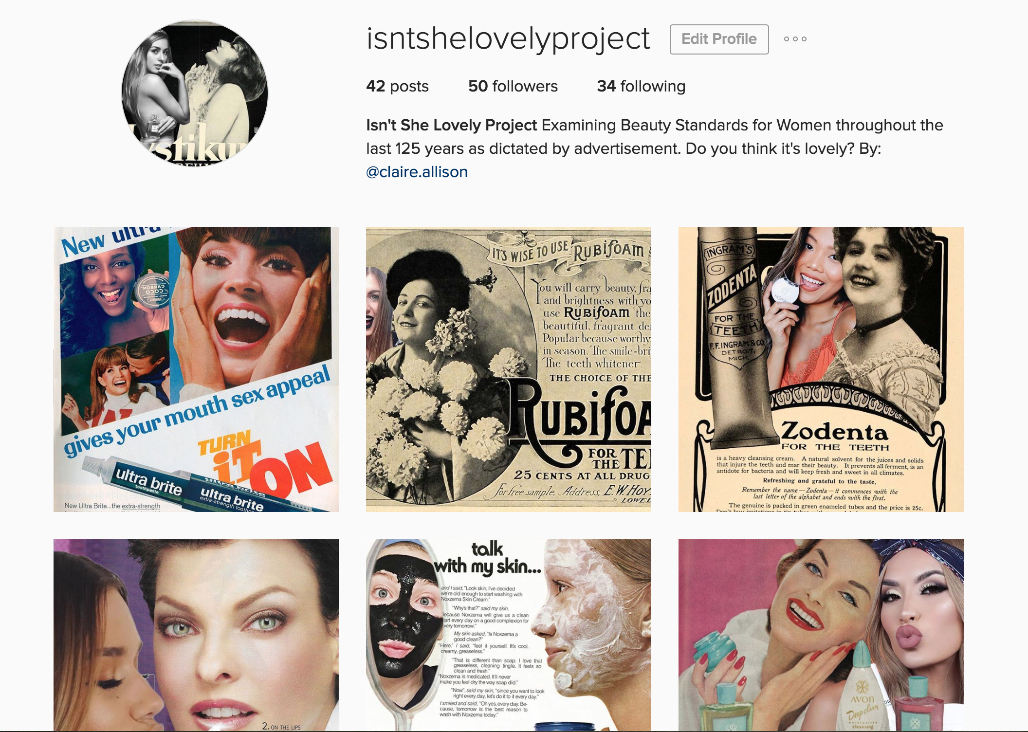 Click the Image above to visit the Instagram page where the ISL Project was created.