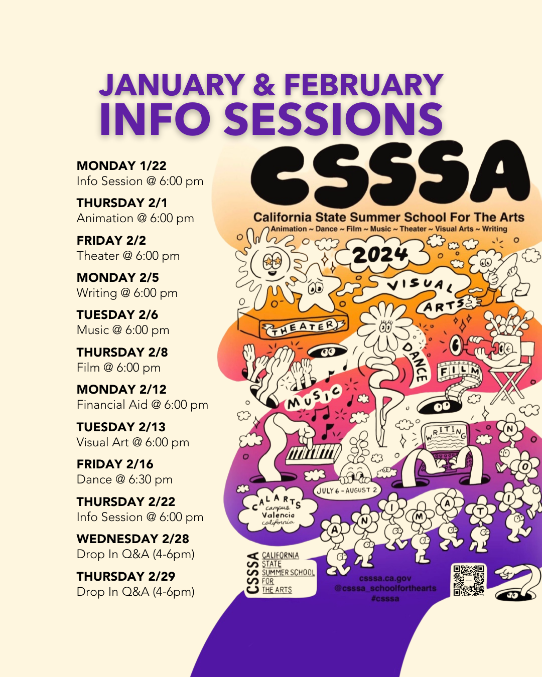 CSSSA 2024 Info Sessions