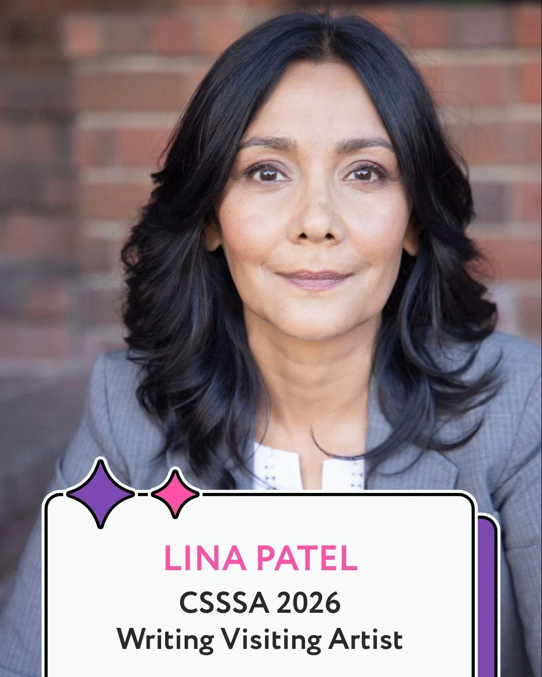 Introducing CSSSA Writing visiting artist, Lina Patel! 👋 

Lina Patel is a writer, performer, and director based in Los Angeles. Her work explores disability, non-traditional relationships, and power in an unstable world. On television, Lina has wor