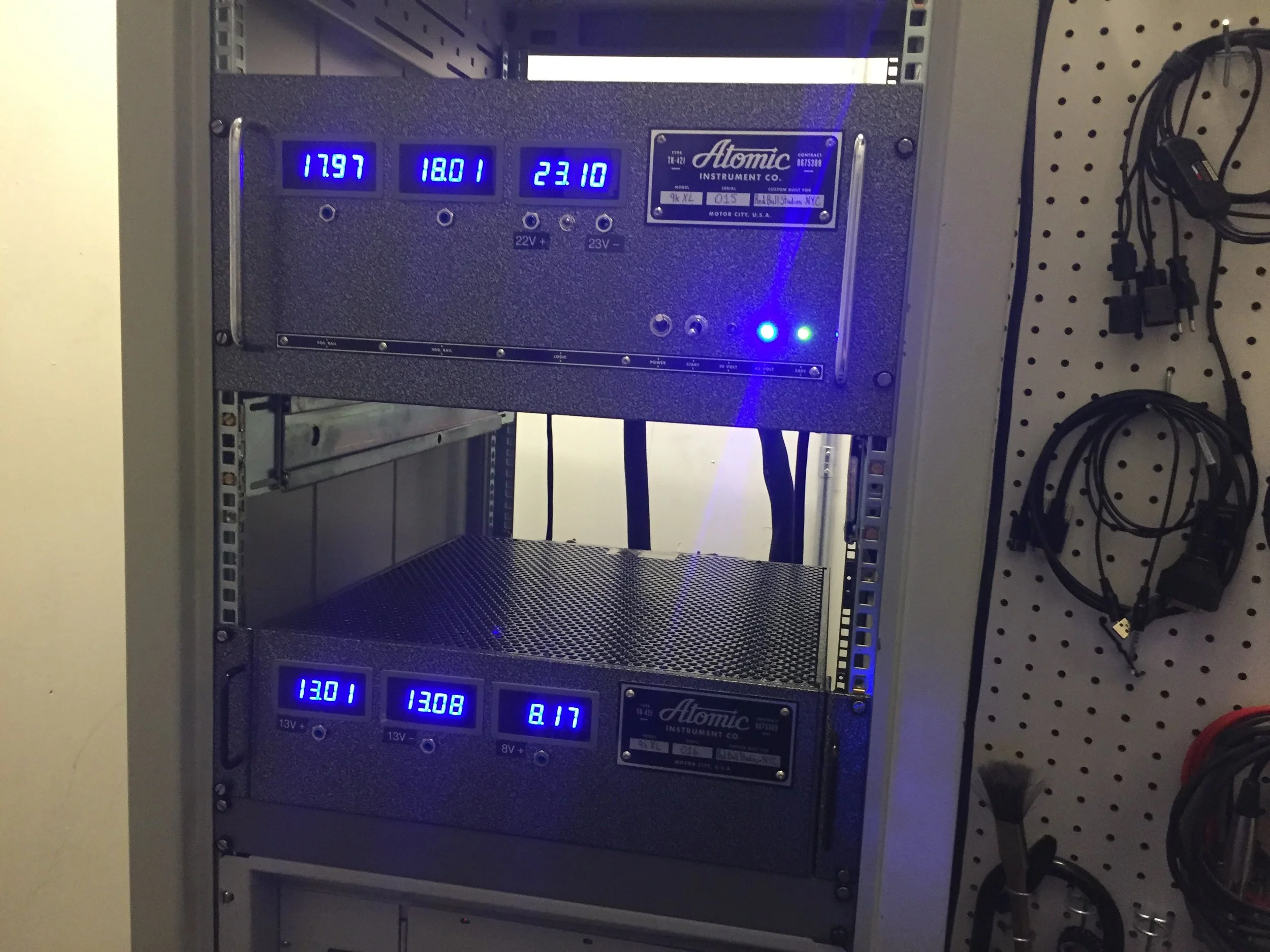 Atomic 9k XL PSU System installation @ Red Bull Studios NYC!