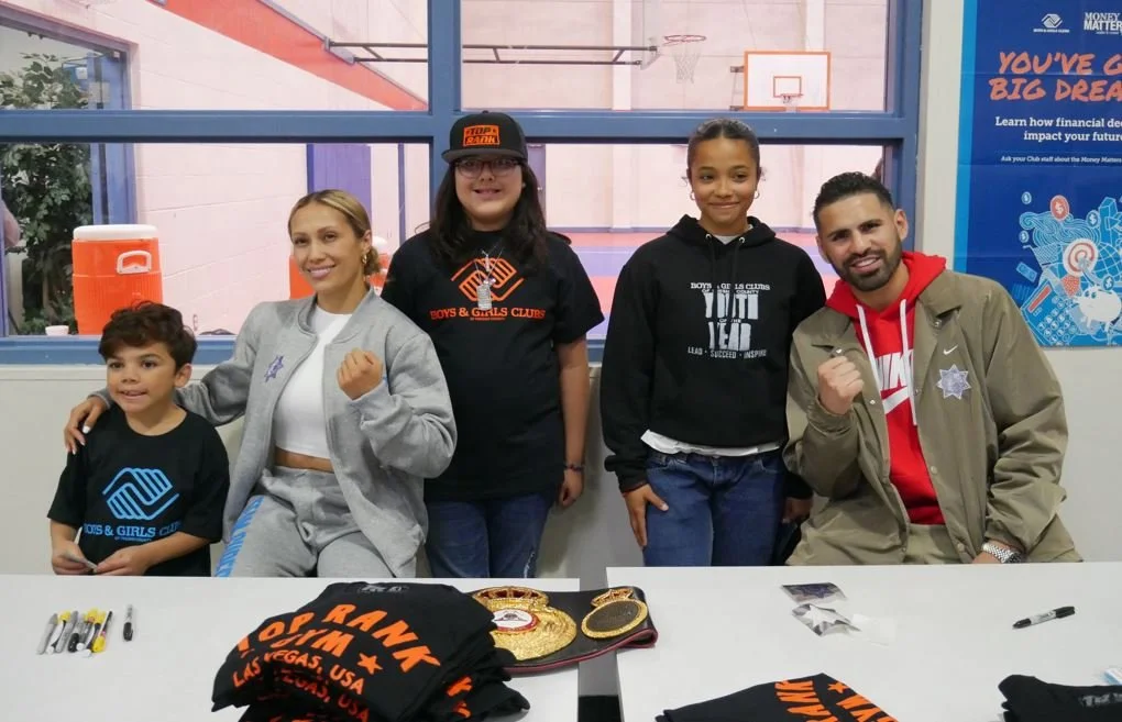 Hometown Heroes: Boxing Champions Visit Club