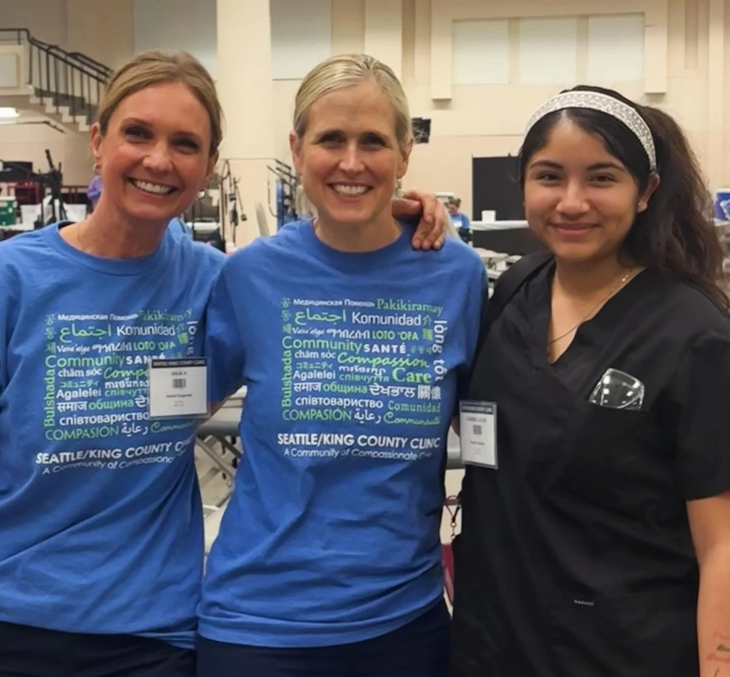 Once again we were able to volunteer at the @seattlekingcountyclinic which serves and supports thousands in our community each year with free medical, dental and vision care. As always it was not only rewarding and beneficial (to patients and our tea