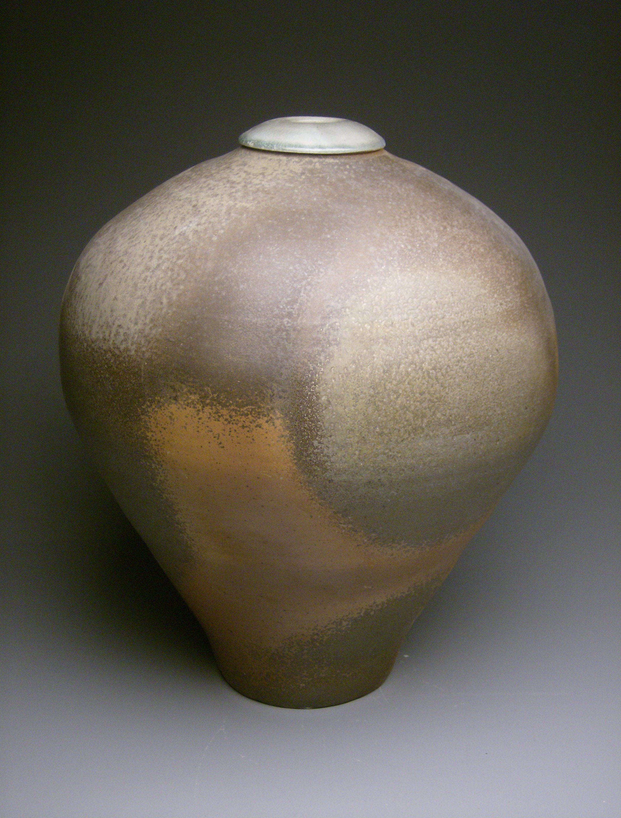 Flashed Stoneware Vase