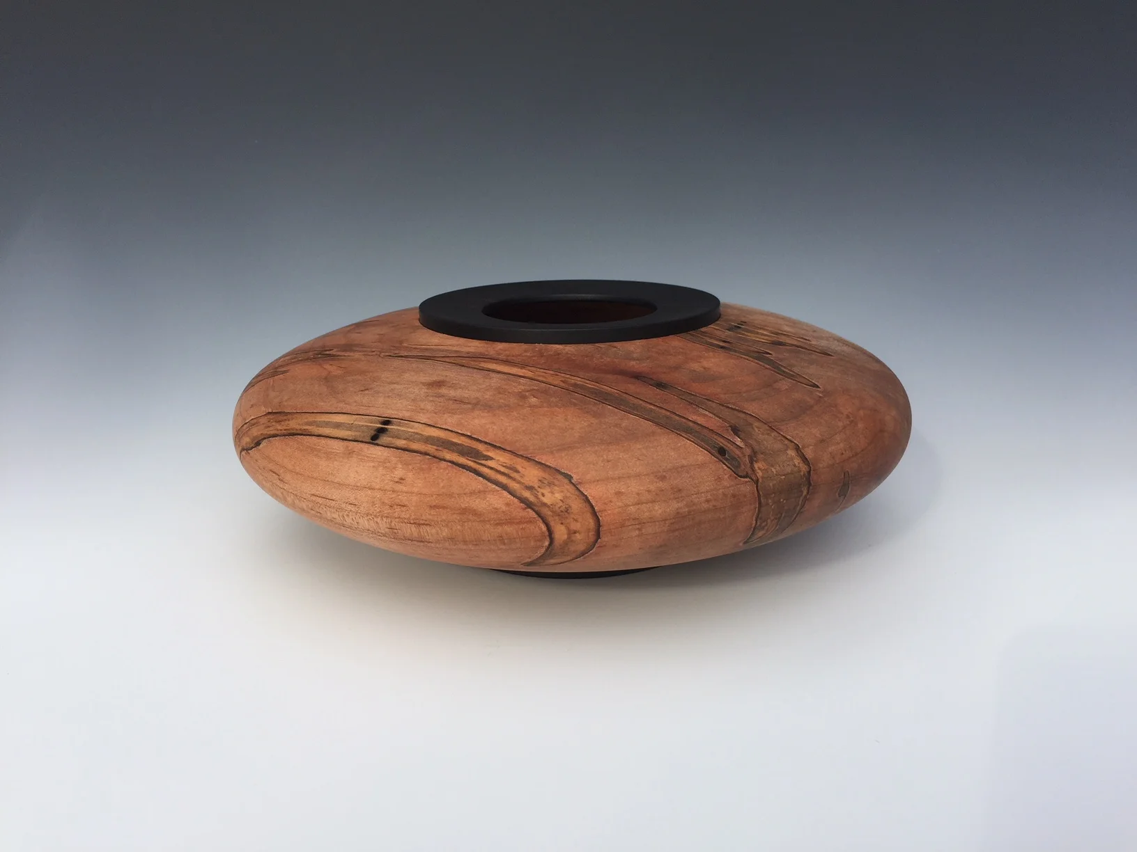Maple and ebony hollow form