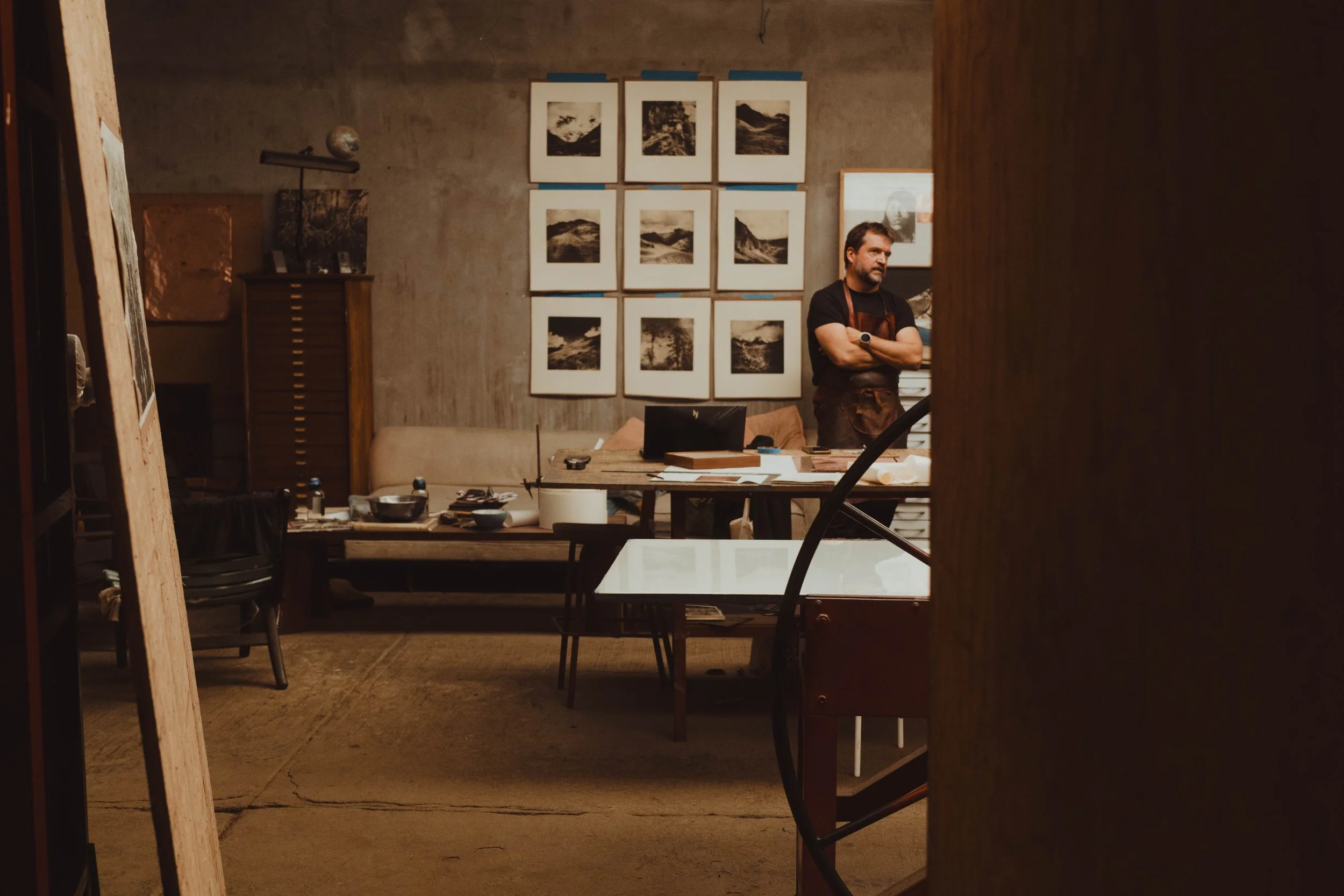 Escala íntima humana Taller de Mike Counahan, espacio concentración creativa