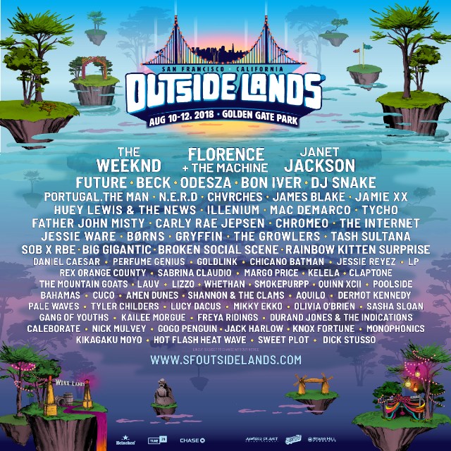 Outside Lands Music and Arts Festival 2018