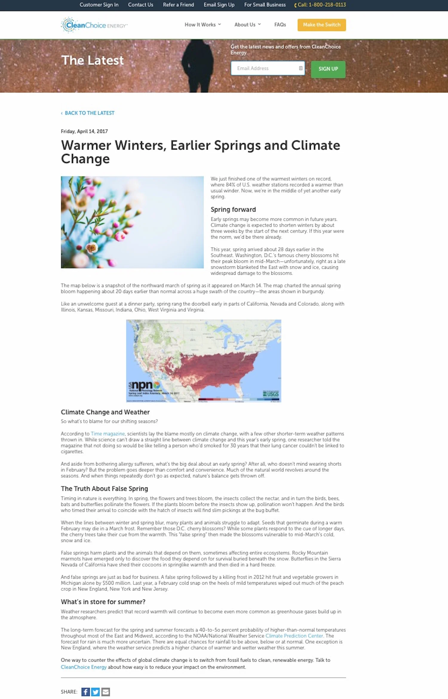 This post is one of a series on the links between climate and weather. 