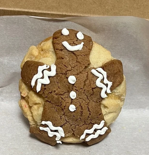 Gingerbread Person Concha $4.50