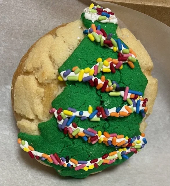 Christmas Tree Concha $4.50 each